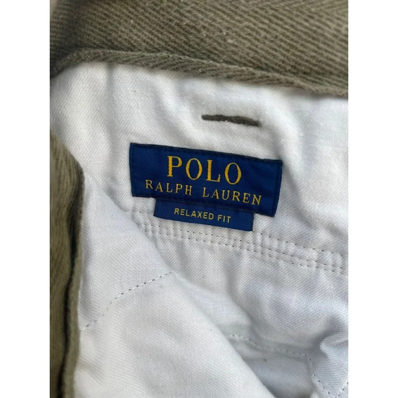 Polo Ralph Lauren Mens Flat Front Relaxed Fit Outdoor Cargo Short Green Sz 29 - Picture 11 of 12
